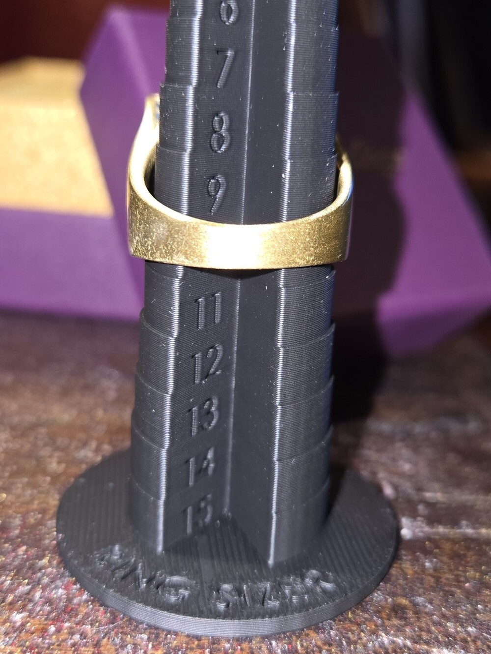 Statement RING Serindipity In Blue Ring Size 10.5 Original Box Included - Picture 11 of 12